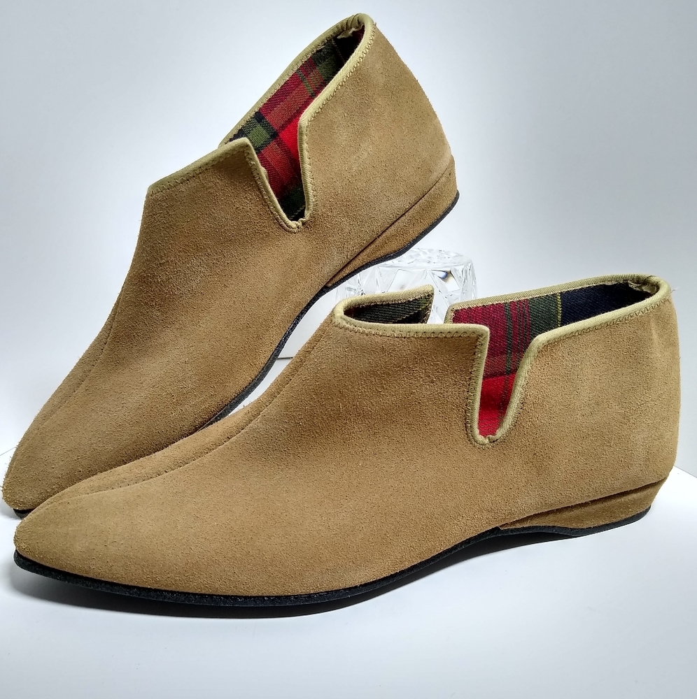 Daniel Green Vintage Suede Booties Slippers6